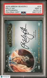 2015 Arrow Season 2 Autograph Kelly Hu as China White On Card Auto PSA 9/10